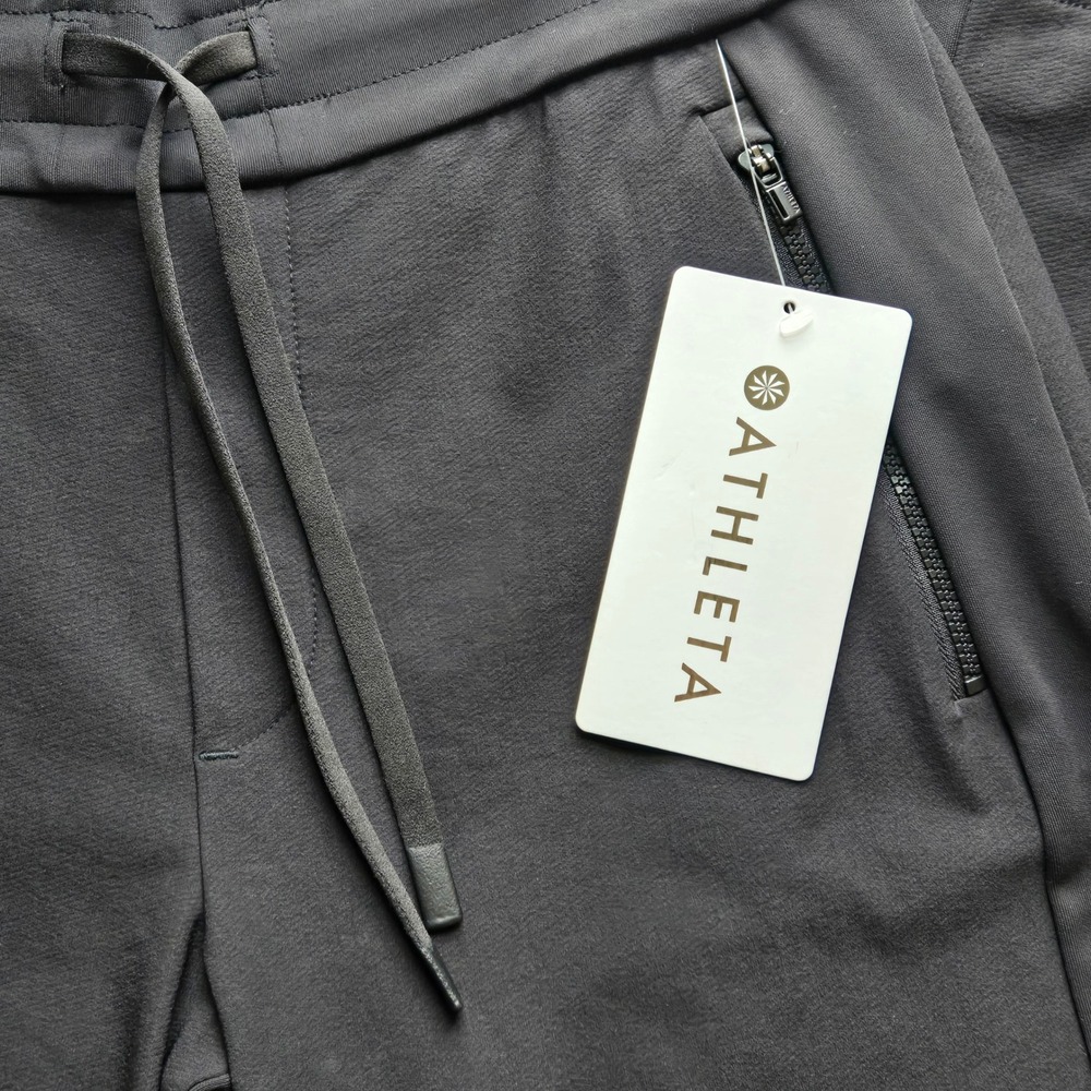 Athleta Headlands Hybrid Trek Jogger Black Women 4 Hiking Cargo Pants 486183